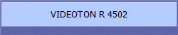 VIDEOTON R 4502