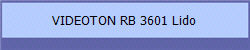 VIDEOTON RB 3601 Lido