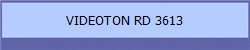 VIDEOTON RD 3613
