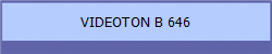 VIDEOTON B 646