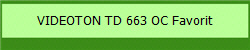 VIDEOTON TD 663 OC Favorit