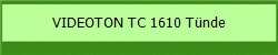 VIDEOTON TC 1610 Tnde